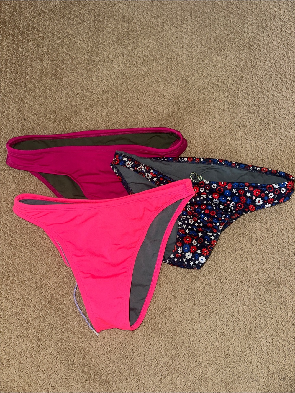 Jolyn Clothing bundle of 3 Bikini Bottoms